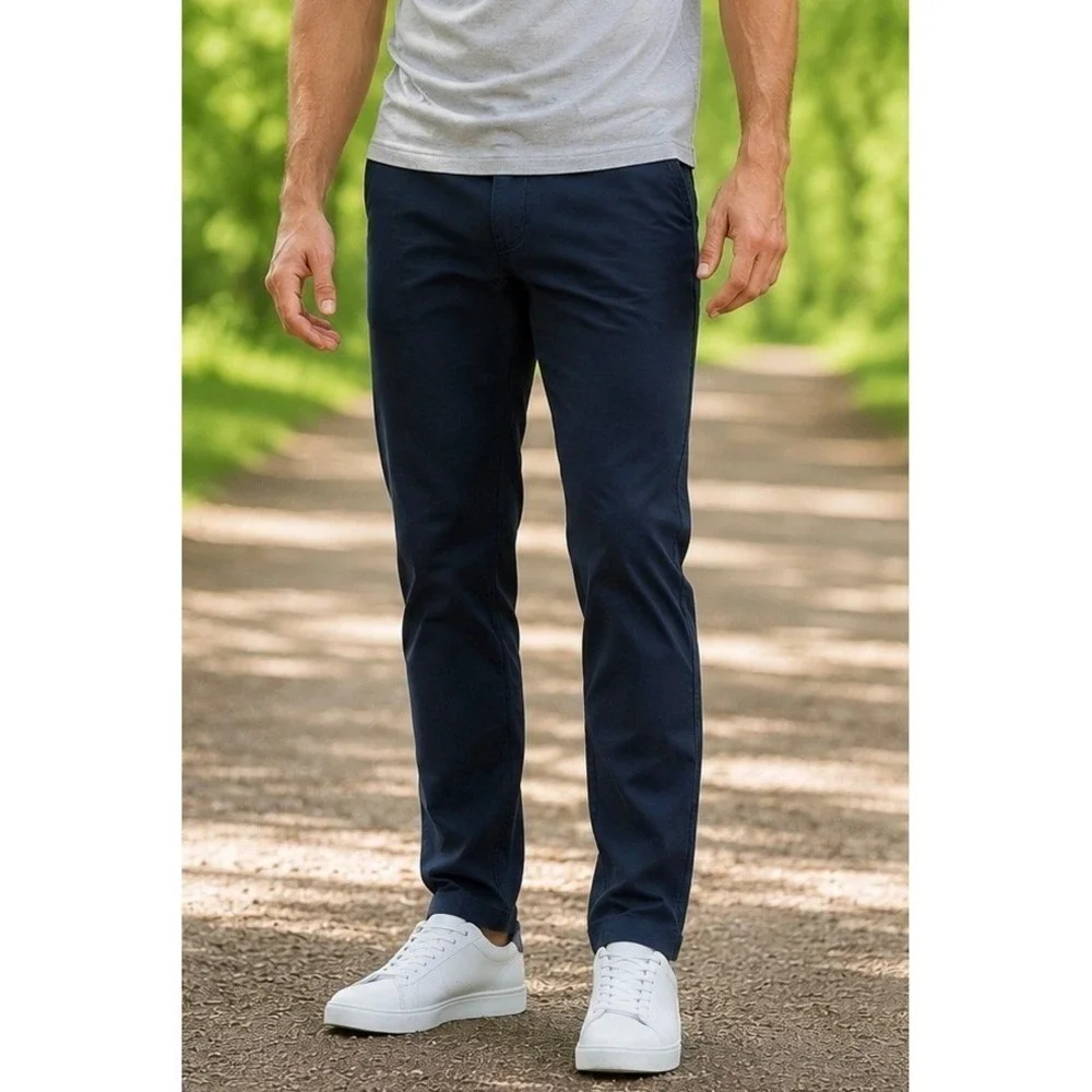 Lululemon ABC Classic Fit Pants‎ 34x31 Navy Warpstreme 5 Pocket